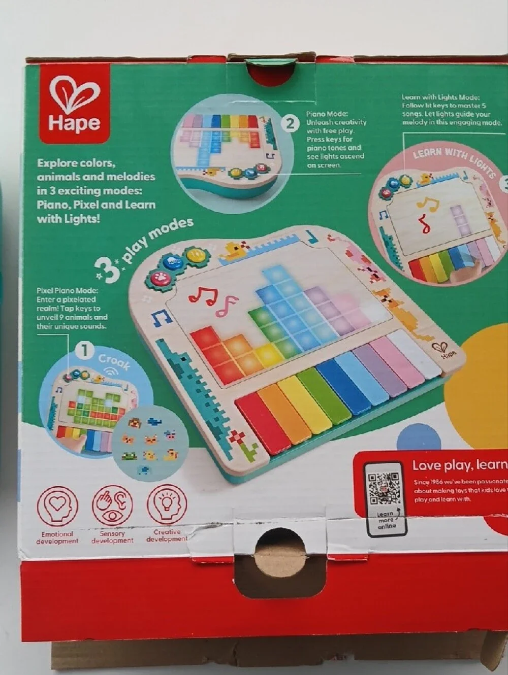 Rainbow Rhythm Piano - Colorful Kids Toy Piano